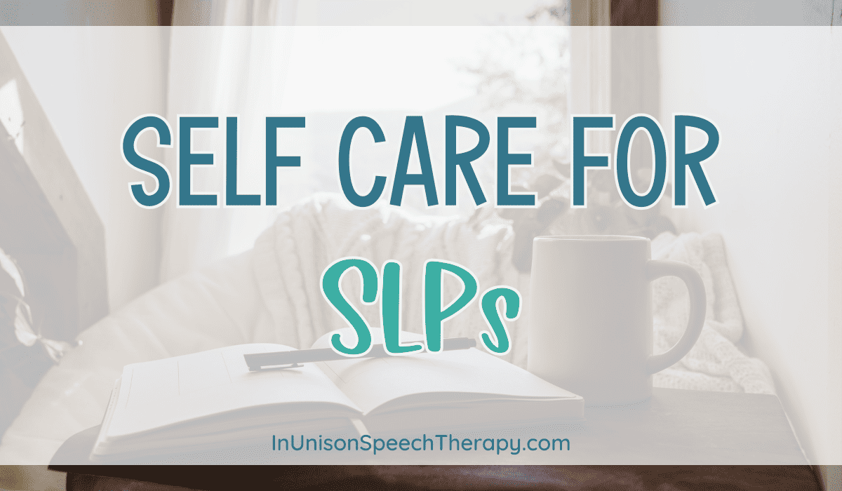 self care for slps
